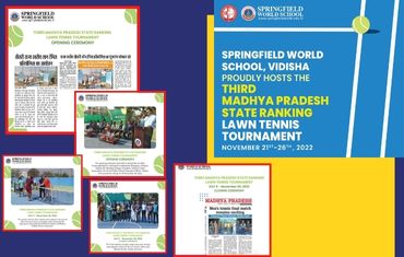 Third MP State Ranking Tennis Tournament at Springfield World School